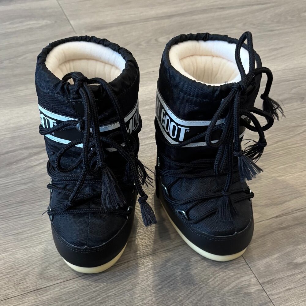 Moon Boot Icon Black kids boots 23/26 - like new